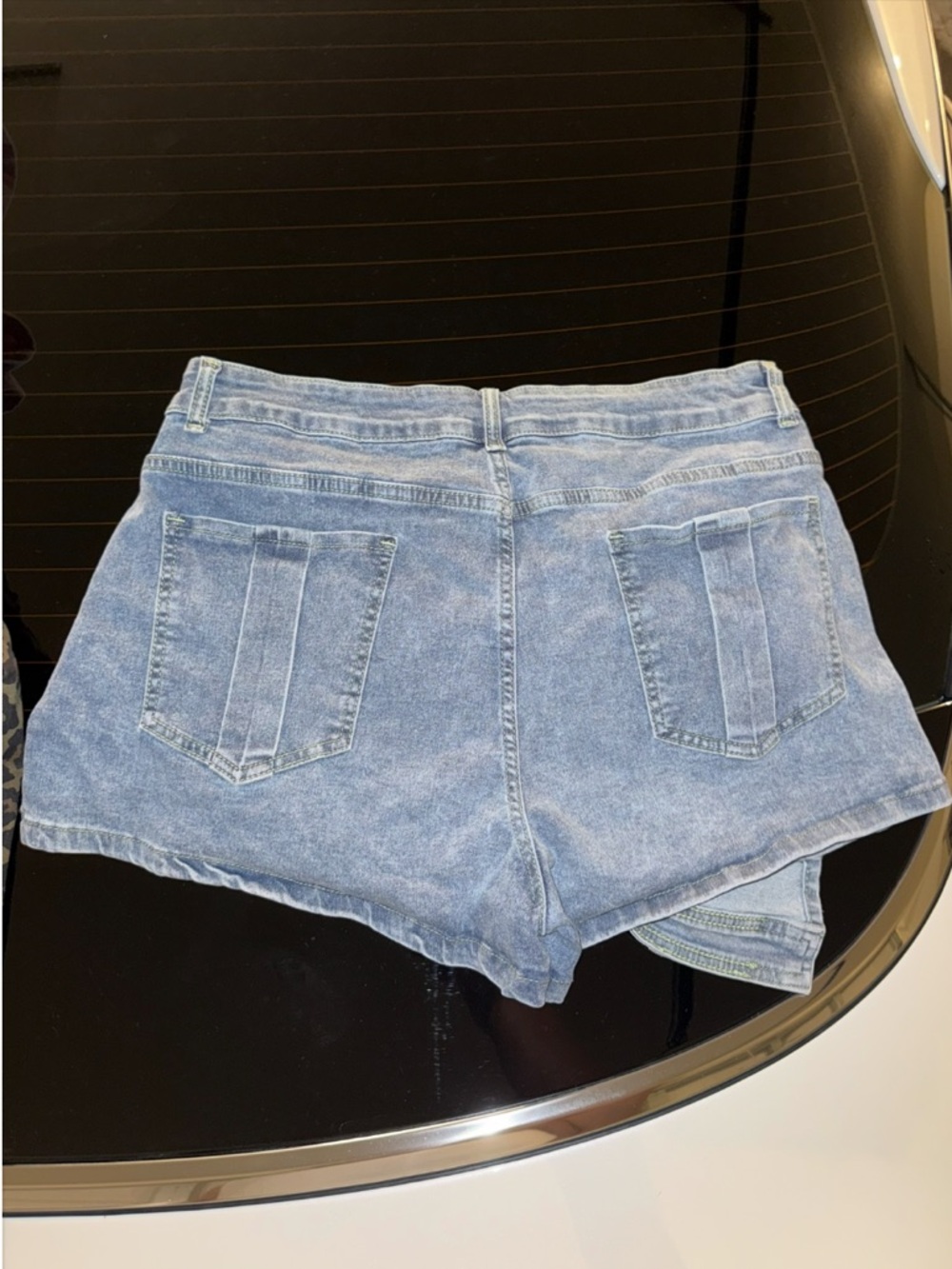 Y2K Denim Wrap Skort - Picture 4 of 6